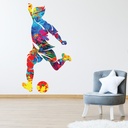 Paint Splash Football Wall Sticker