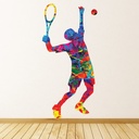 Paint Splash Tennis Wall Sticker