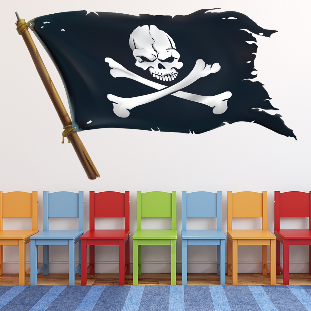Pirate Flag Kids Wall Sticker