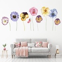 Pretty Flowers Wall Sticker Set
