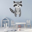 Raccoon Nursery Wall Sticker