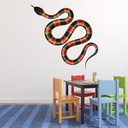 Red & Black snake Wall Sticker