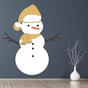 Snowman Christmas Wall Sticker