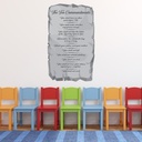 Ten Commandments Scripture Wall Sticker