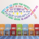 Ten Commandments Christianity Wall Sticker