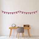 UK British Bunting Wall Sticker