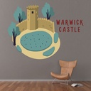 Warwick Castle UK Landmark Wall Sticker