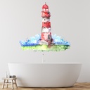 Watercolour Lighthouse Wall Sticker