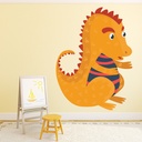 Yellow Dragon Wall Sticker