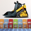 Yellow Digger Kids Wall Sticker