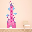 Princess Castle Height Chart Wall Sticker