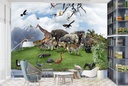 Animal World Wall Mural Wallpaper