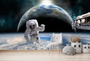 Astronaut & Planet Earth Wall Mural Wallpaper