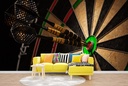 Dart Board Wall Mural Wallpaper