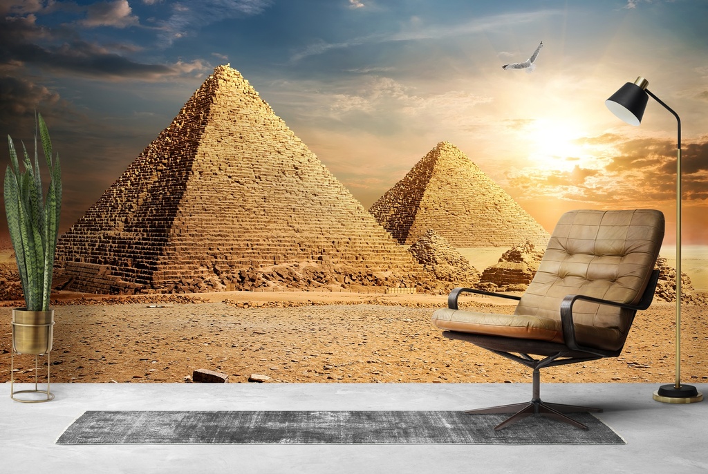 Egyptian Pyramids Wall Mural Wallpaper