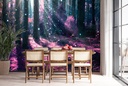 Enchanted Purple Forest Wall Mural Wallpaper