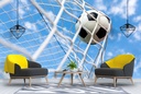 Football Goal Wall Mural Wallpaper