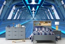 Futuristic Space Station Wall Mural Wallpaper