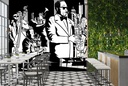 Jazz Band Saxophone Music Wall Mural Wallpaper