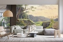 Landscape With Bridge Wall Mural Artist Georgius Jacobus Johannes van Os