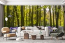 Lavender Forest & Trees Wall Mural Wallpaper