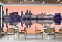 Liverpool UK City Skyline Wall Mural Wallpaper - Mod8