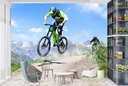 Mountain Bike Race Wall Mural Wallpaper