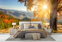 Mountain Sunrise Wall Mural Wallpaper