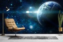 Outer Space & Planet Earth Wall Mural Wallpaper