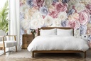 Paper Roses Wall Mural Wallpaper