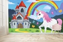 Rainbow & Unicorn Wall Mural Wallpaper