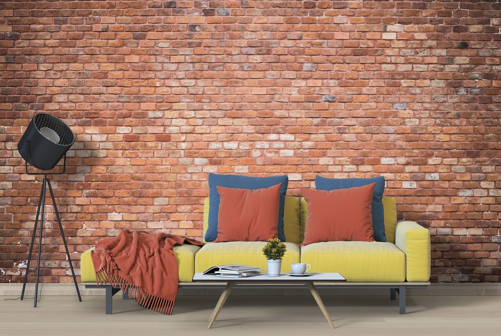 Red Brick Wall Mural Wallpaper