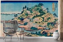 Sesshu Ajigawaguchi Tenposan Wall Mural Artist Katsushika Hokusai