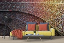 Stadium Crowd Wall Mural Wallpaper
