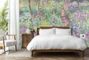 The Artist’s Garden in Giverny Wall Mural Artist Claude Monet