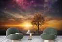 The Starry Tree Wall Mural Wallpaper