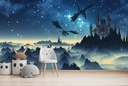 Twilight Dragons Wall Mural Wallpaper
