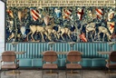 Verdure with Deer and Shields (1900) Wall Mural Artist William Morris