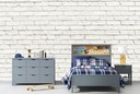 Vintage White Brick Wall Mural Wallpaper
