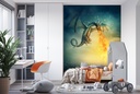 Winged Dragon Attack Wall Mural Wallpaper