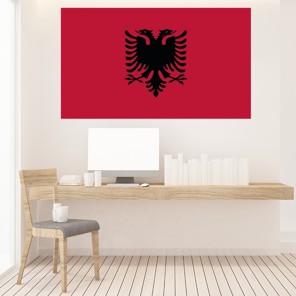 Albania Flag Wall Sticker