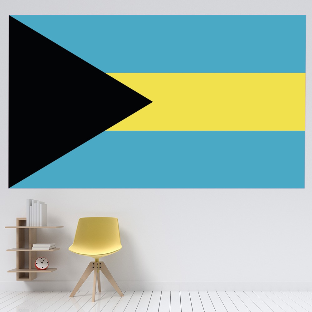 Bahamas Flag Wall Sticker
