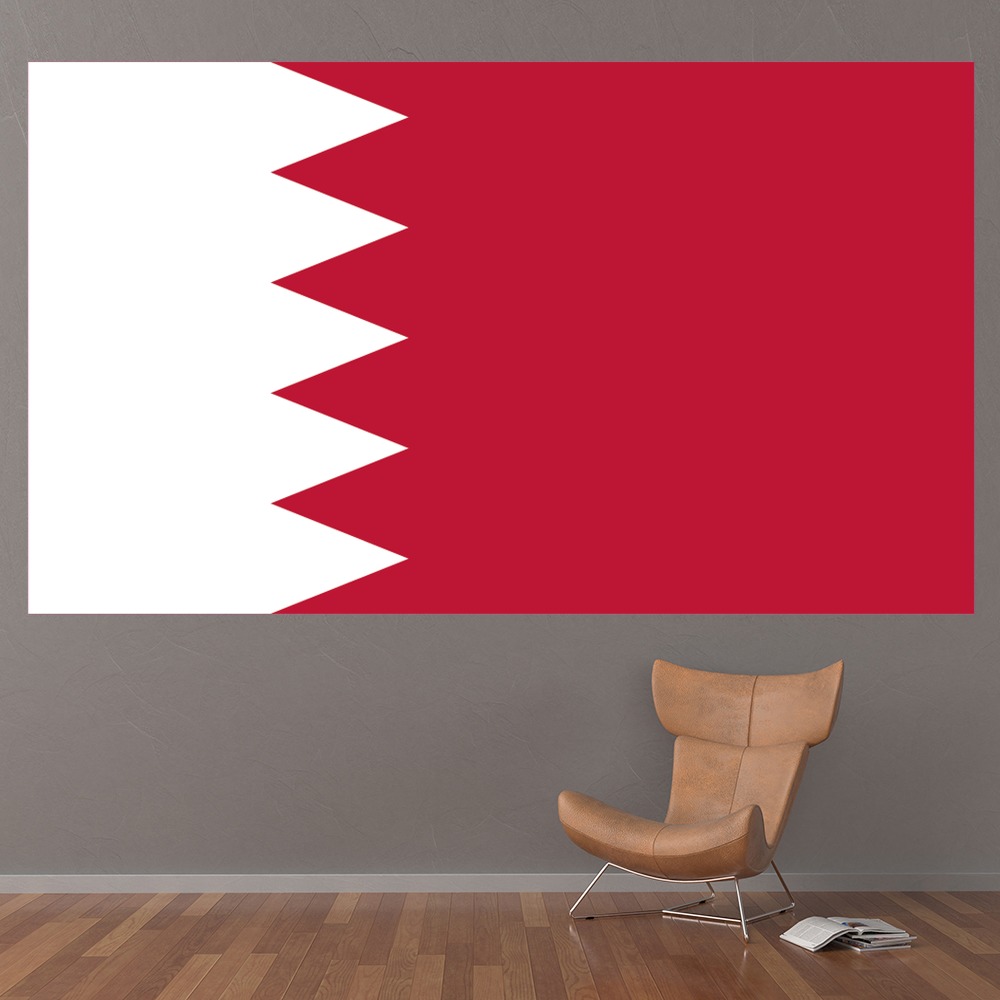 Bahrain Flag Wall Sticker