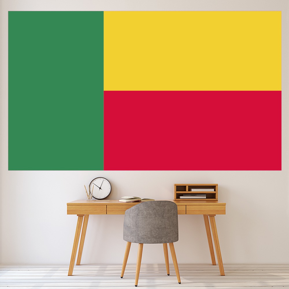 Benin Flag Wall Sticker