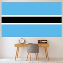 Botswana Flag Wall Sticker