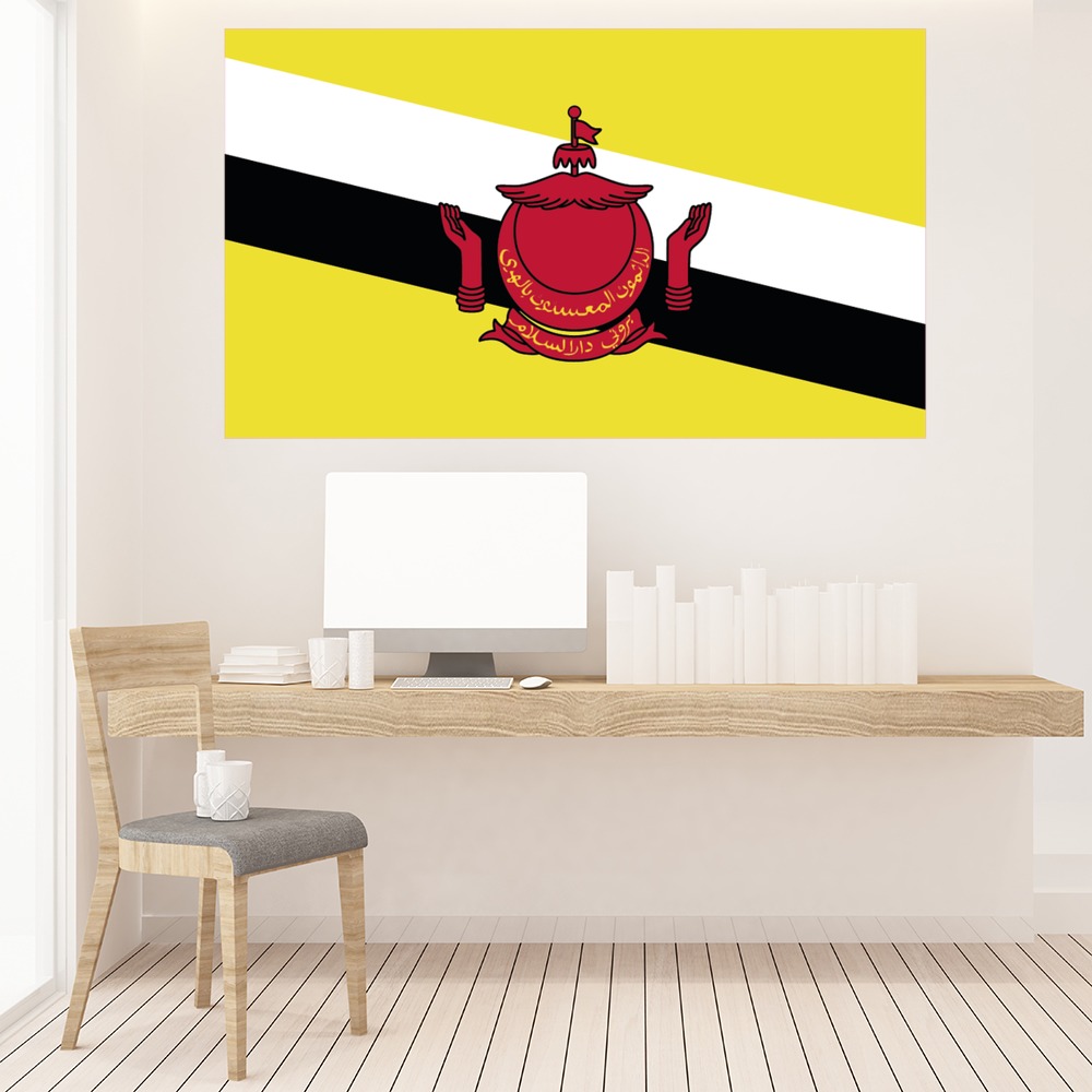 Brunei Flag Wall Sticker