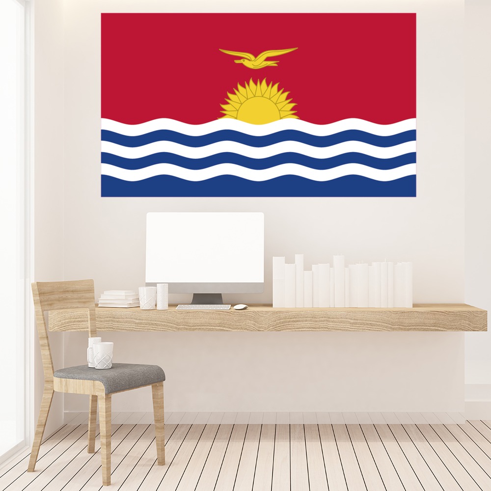 Kiribati Flag Wall Sticker