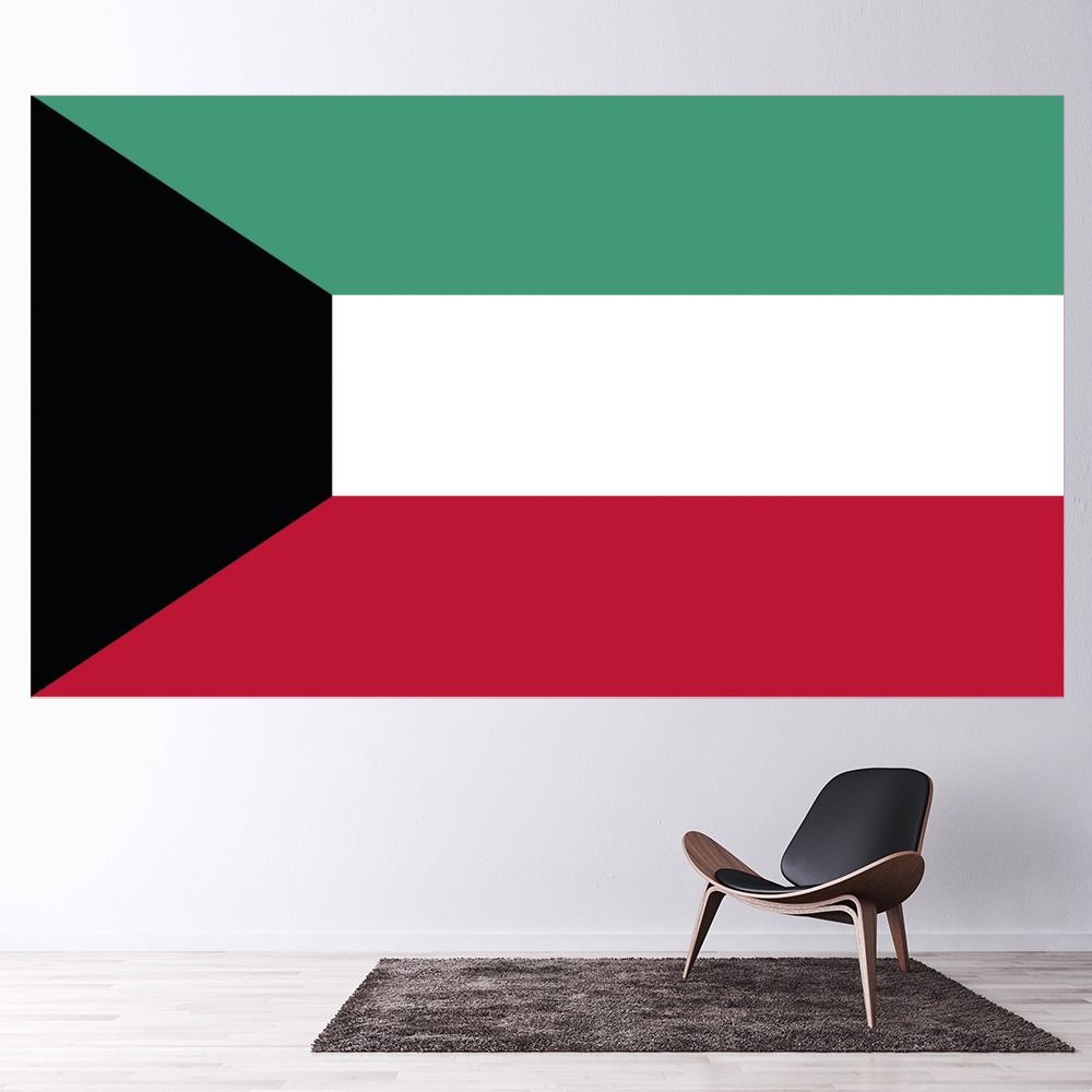 Kuwait Flag Wall Sticker