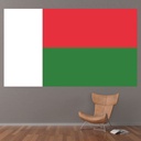 Madagascar Flag Wall Sticker