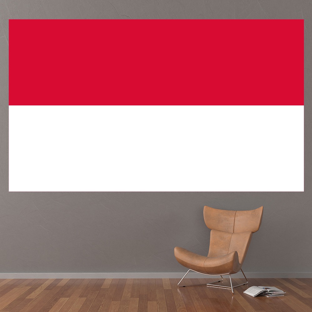 Monaco Flag Wall Sticker